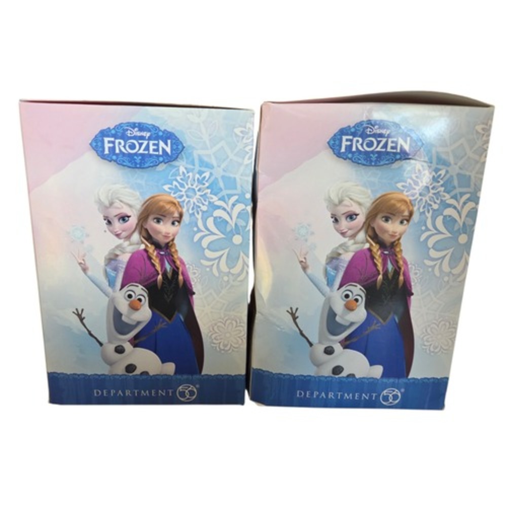 2015 Department 56 Disney Frozen Elsa & Olaf Trinket Boxes #4045050/#4045051 - Picture 5 of 5